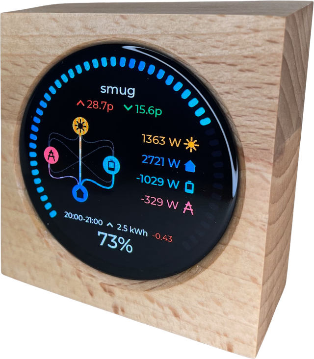 Smug Bug in-home display