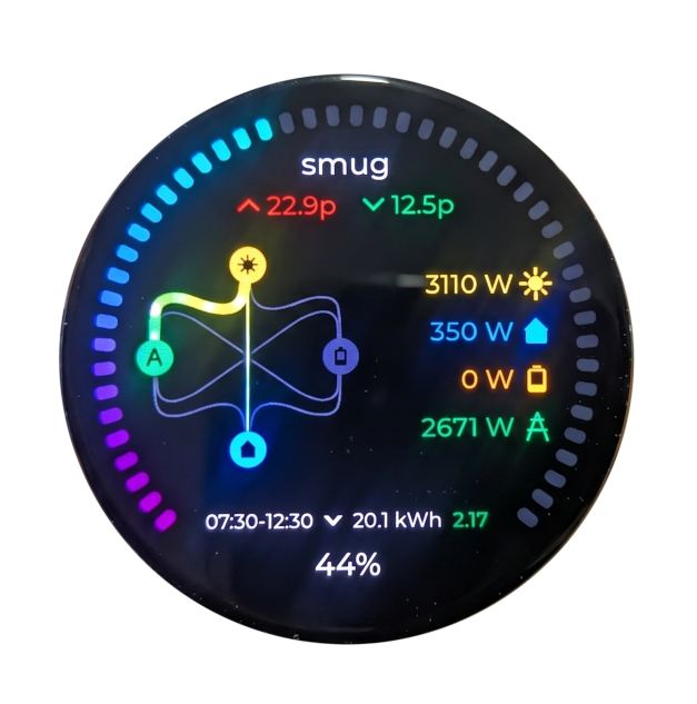 Smug Bug in-home display